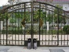 图 大兴区安装铁艺门开门机 安装电动铁艺门 北京工装装修