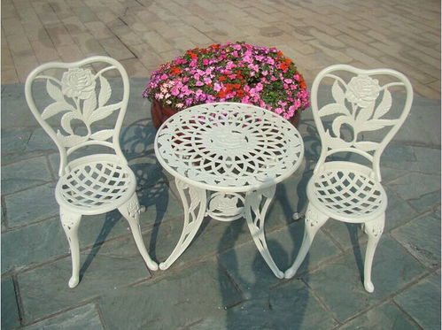 北京重庆户外铁艺配套桌椅庭院休闲桌椅铁艺配套桌椅