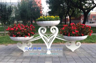 大型景观花架 街道广场花坛 室外铁艺花架 云杉景观